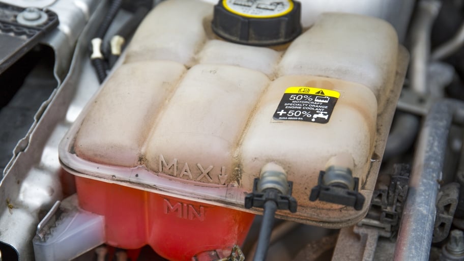 engine coolant reservoir, radiator coolant